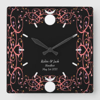 Horloge des Dieux Jumeaux pour les Nouveaux Mariés