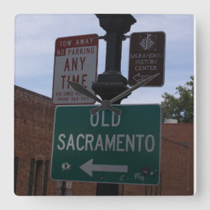 Carrée Horloge du vieux Sacramento