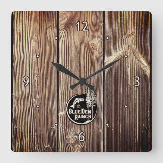 Carrée Horloge en Acrylique