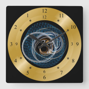 Carrée Horloge horaire ~ Chaos Galaxy ~ Trou noir ~ I