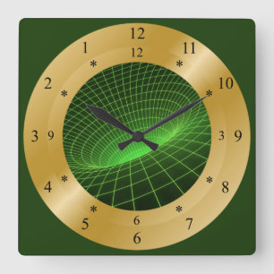 Carrée Horloge horaire ~ Espace/Continuum horaire ~