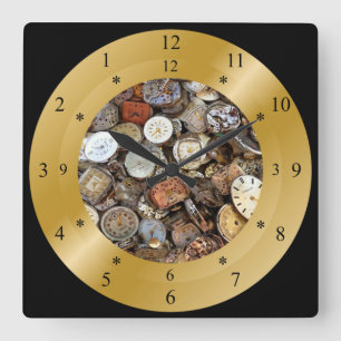 Carrée Horloge horaire ~ Espace/Continuum horaire ~