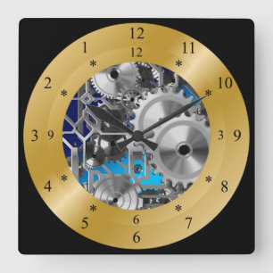 Carrée Horloge horaire ~Espace/Continuum temporel ~