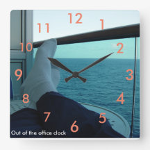 Horloge hors du bureau