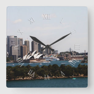 Carrée Horloge Iconique Sydney Australie