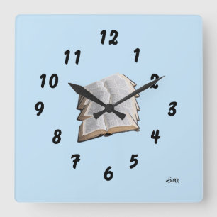 Carrée Horloge : Jours pour apprendre .