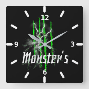 Carrée Horloge monstre
