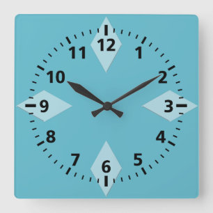 Carrée Horloge - Quatre Diamants