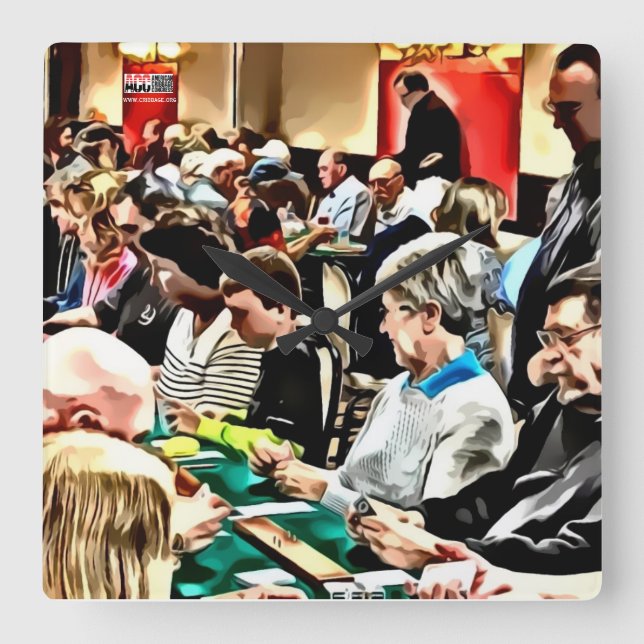 CARRÉE HORLOGE RENO CRIBBAGE (Recto)