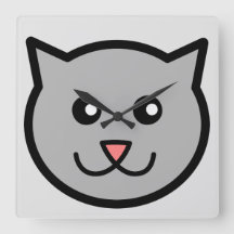 Horloge ronde Sassy Chat