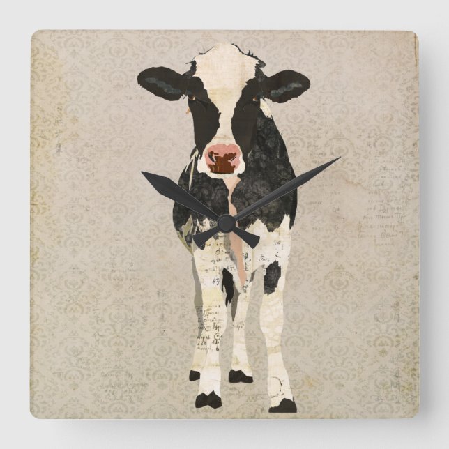 Carrée Onyx et horloge de vaches d'ivoire (Recto)