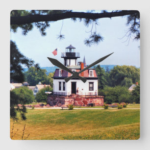 Carrée Phare de Colchester Reef, horloge du Vermont