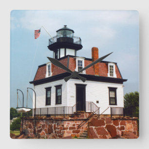 Carrée Phare de Colchester Reef, horloge du Vermont