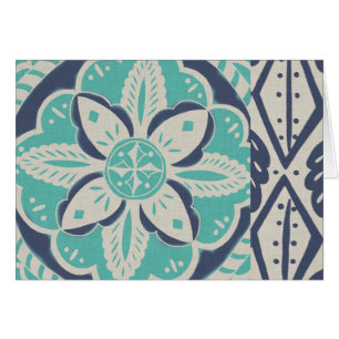 Carrelage bleu Batik IV