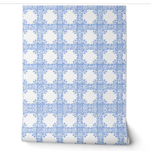 Carrelage bleu Papier peint ornemental
