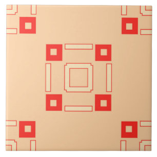 Carrelage en céramique - Motif en carreaux de cora