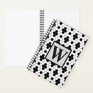 Carrelage hexadécimal Imprimer Monogramme Carnet d