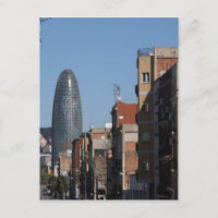 Carrer de Badajoz und Torre Agbar, Barcelona