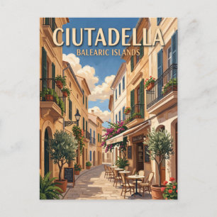 Carrer de Sant Joan Spanien Postkarte