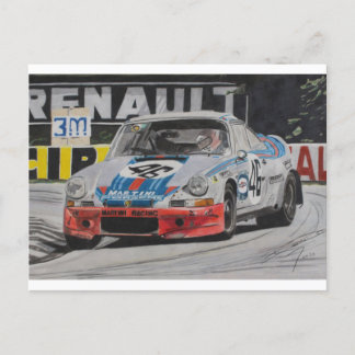 Carrera Means Racy Postkarte