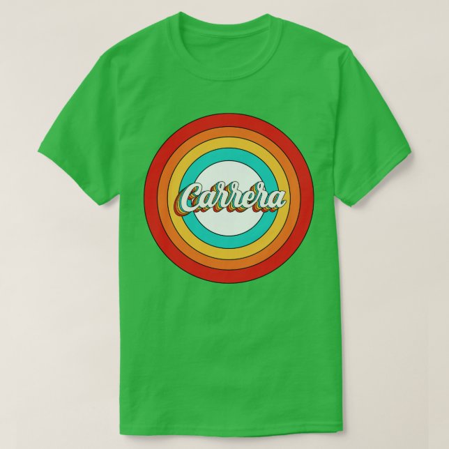 Carrera Name Shirt Vintag Carrera Circle (Design vorne)