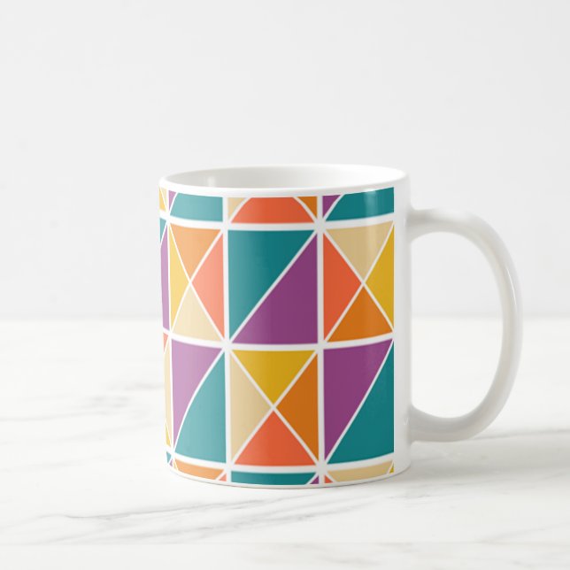 Carrés dans Triangles Coffee Mug (Droite)