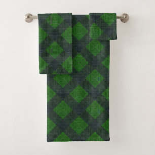 Carrés ou style d'échecs noirs et verts