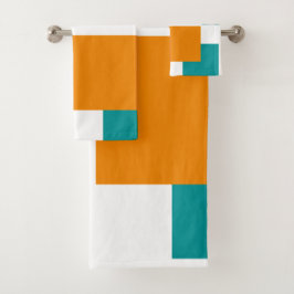 carrés turquoises et minimaux de Tangarine