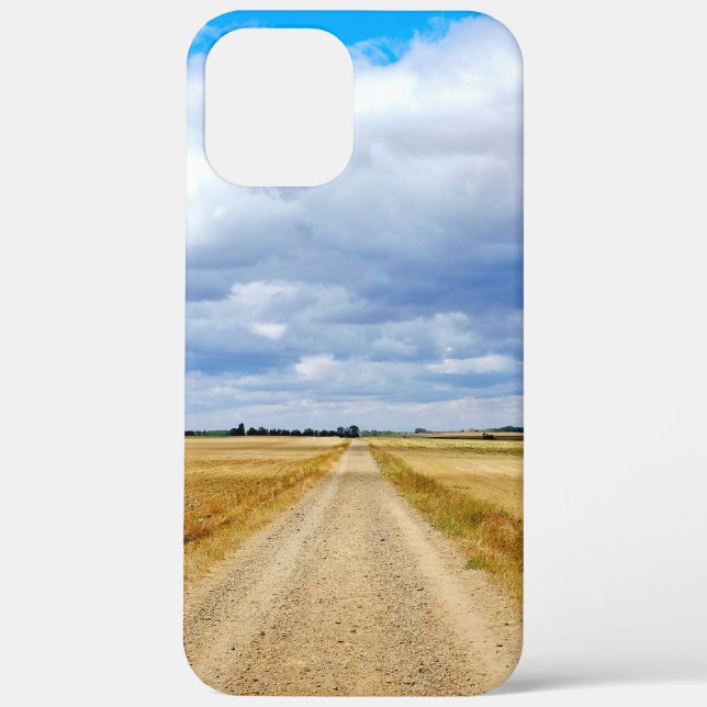 Carretera Boadilla del Camino - Itero de la Vega Case-Mate iPhone Hülle (Rückseite)
