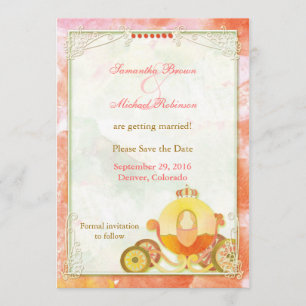 Carriage de princesse : Sauvez les invitations de