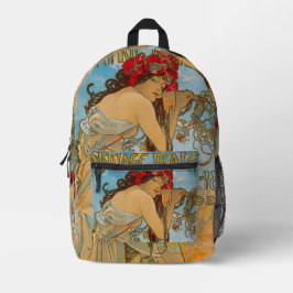 Carriage Dealers by Alphonse Mucha (1902) Bedruckter Rucksack