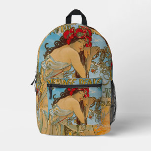 Carriage Dealers by Alphonse Mucha (1902) Bedruckter Rucksack