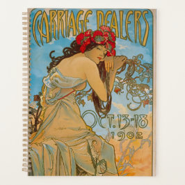 Carriage Dealers by Alphonse Mucha (1902) Noteboo Planer