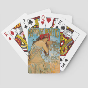 Carriage Dealers by Alphonse Mucha (1902) Spielkarten