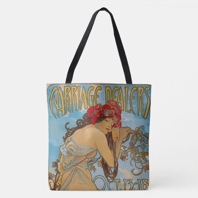 Carriage Dealers by Alphonse Mucha (1902) Tasche (Vorderseite)