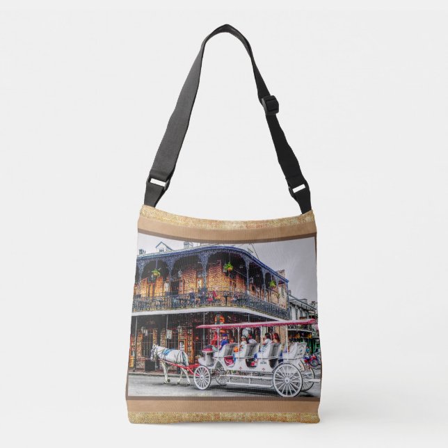 Carriage Ride New Orleans — Tote Tasche (Vorderseite)