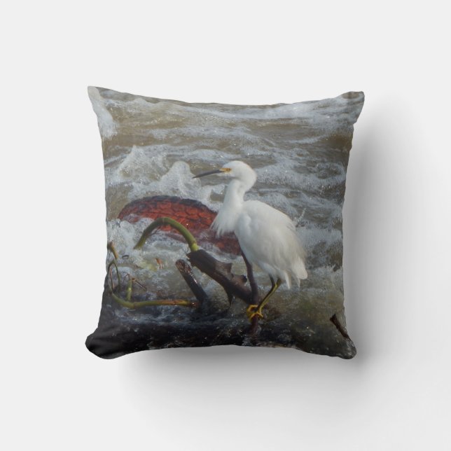 CARRIBEAN BIRD THROW PILLOW KISSEN (Vorderseite)