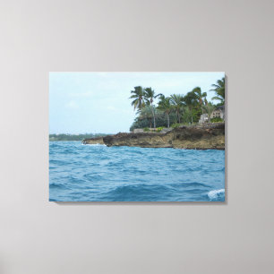 CARRIBEAN ISLAND #1 AUF LEINWAND 20 "x 16"