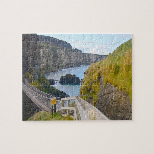 Carrick-A-Rede Rope Bridge Irland (Horizontal)