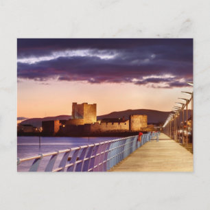 Carrickfergus At Night Postkarte