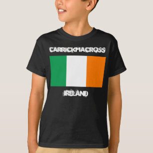 Carrickmacross, Irland mit irischer Flagge T-Shirt