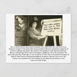 Carrie Catt - Feminist Postkarte