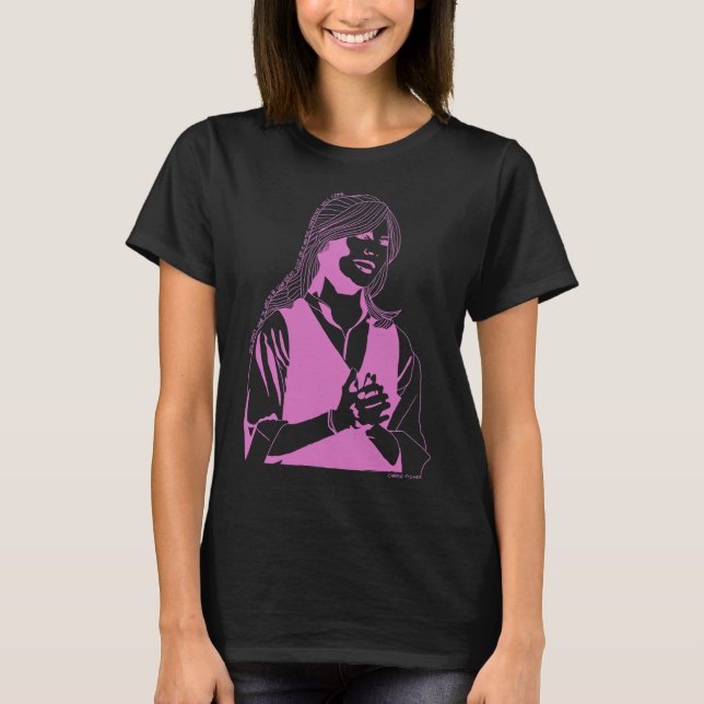 Carrie Fisher T-Shirt (Vorderseite)