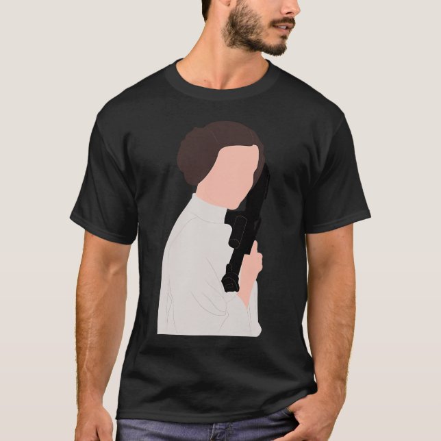 Carrie Fisher T-Shirt (Vorderseite)