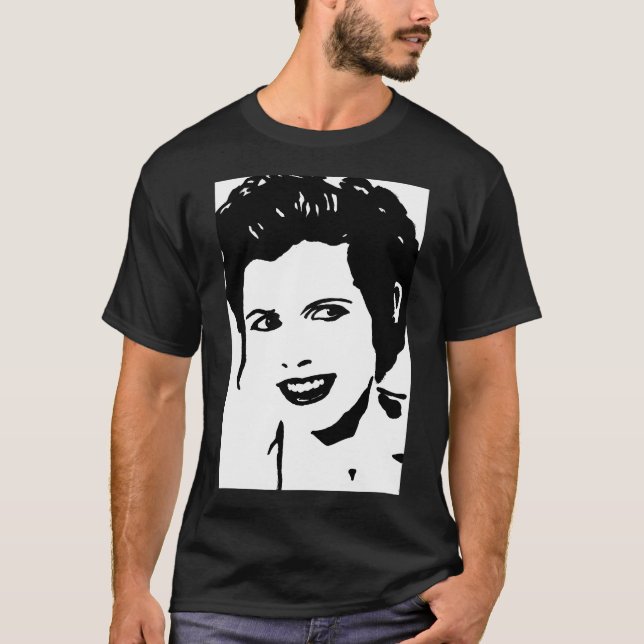 Carrie Fisher T-Shirt (Vorderseite)