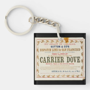 Carrier Dove Clipper Segeln Schlüsselanhänger