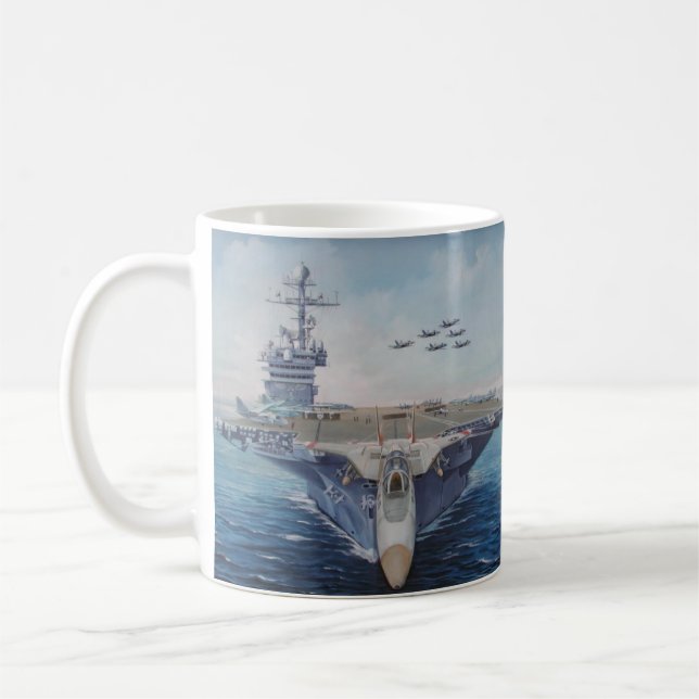 Carrier John F Kennedy Kaffeetasse (Links)