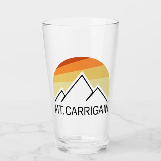 Carrigain New Hampshire Retro Glas (Vorderseite)