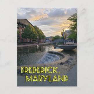 Carroll Creek Frederick Maryland #1 Postkarte