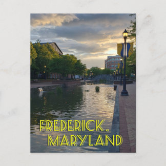 Carroll Creek Frederick Maryland #4 Postkarte